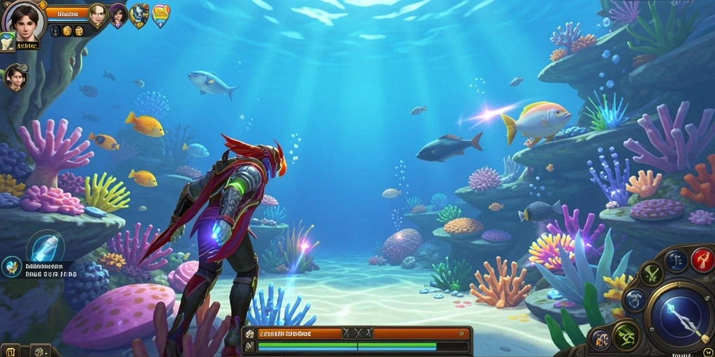 8055 - Tangkapan layar menampilkan fitur mode multiplayer yang seru.